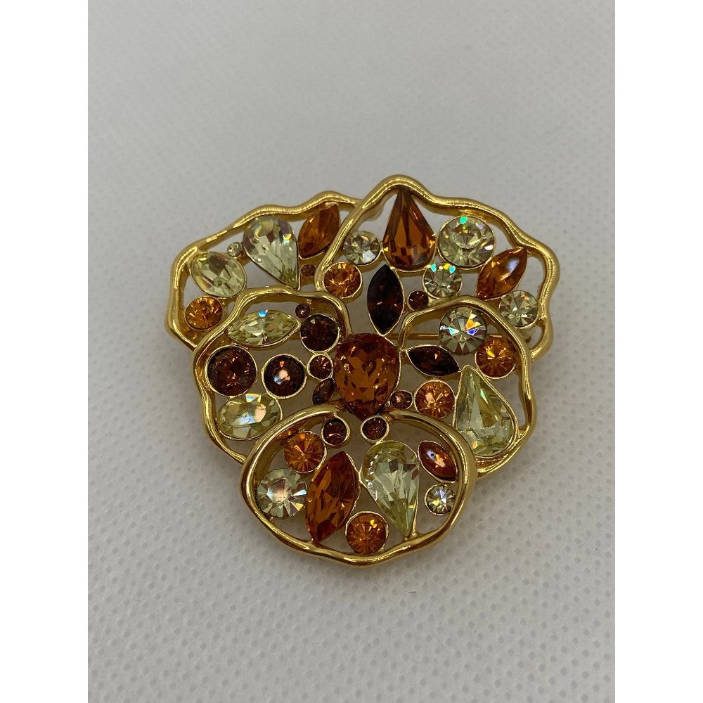 Nolan Miller Pansy Brooch